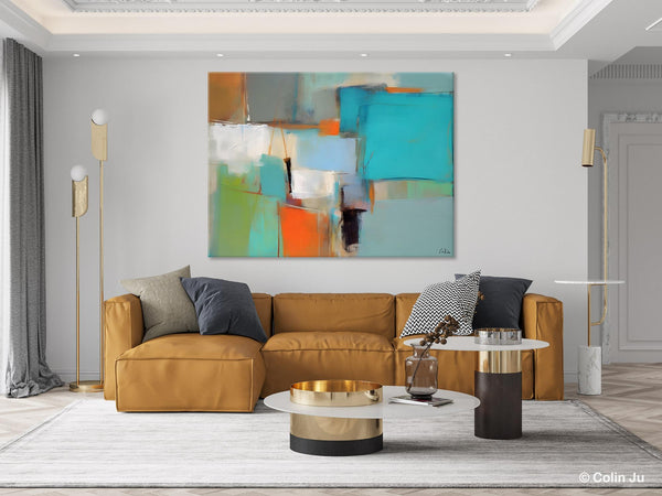 Simple Abstract Art, Large Wall Art Painting for Bedroom, Contemporary Acrylic Painting on Canvas, Original Canvas Art, Modern Wall Paintings-Art Painting Canvas