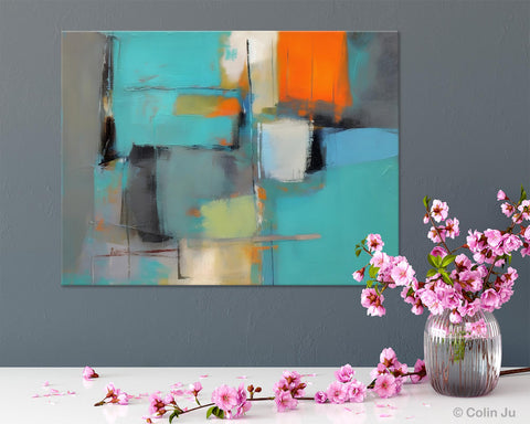 Original Canvas Art, Large Wall Art Painting for Bedroom, Contemporary Acrylic Painting on Canvas, Oversized Modern Abstract Wall Paintings-Art Painting Canvas