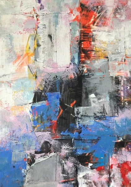 Modern Paintings Behind Sofa, Acrylic Paintings on Canvas, Large Painting for Living Room, Contemporary Canvas Wall Art, Buy Paintings Online-Art Painting Canvas