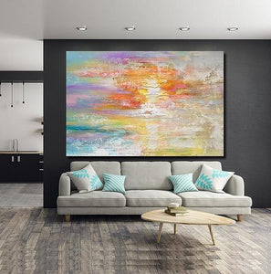 Wall Art Paintings, Simple Modern Art, Simple Abstract Painting, Large Paintings for Bedroom, Buy Paintings Online-Art Painting Canvas