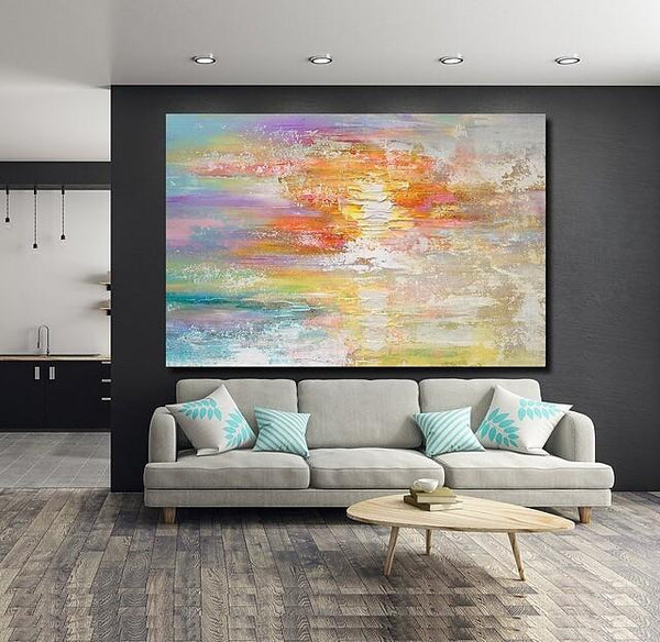 Wall Art Paintings, Simple Modern Art, Simple Abstract Painting, Large Paintings for Bedroom, Buy Paintings Online-Art Painting Canvas