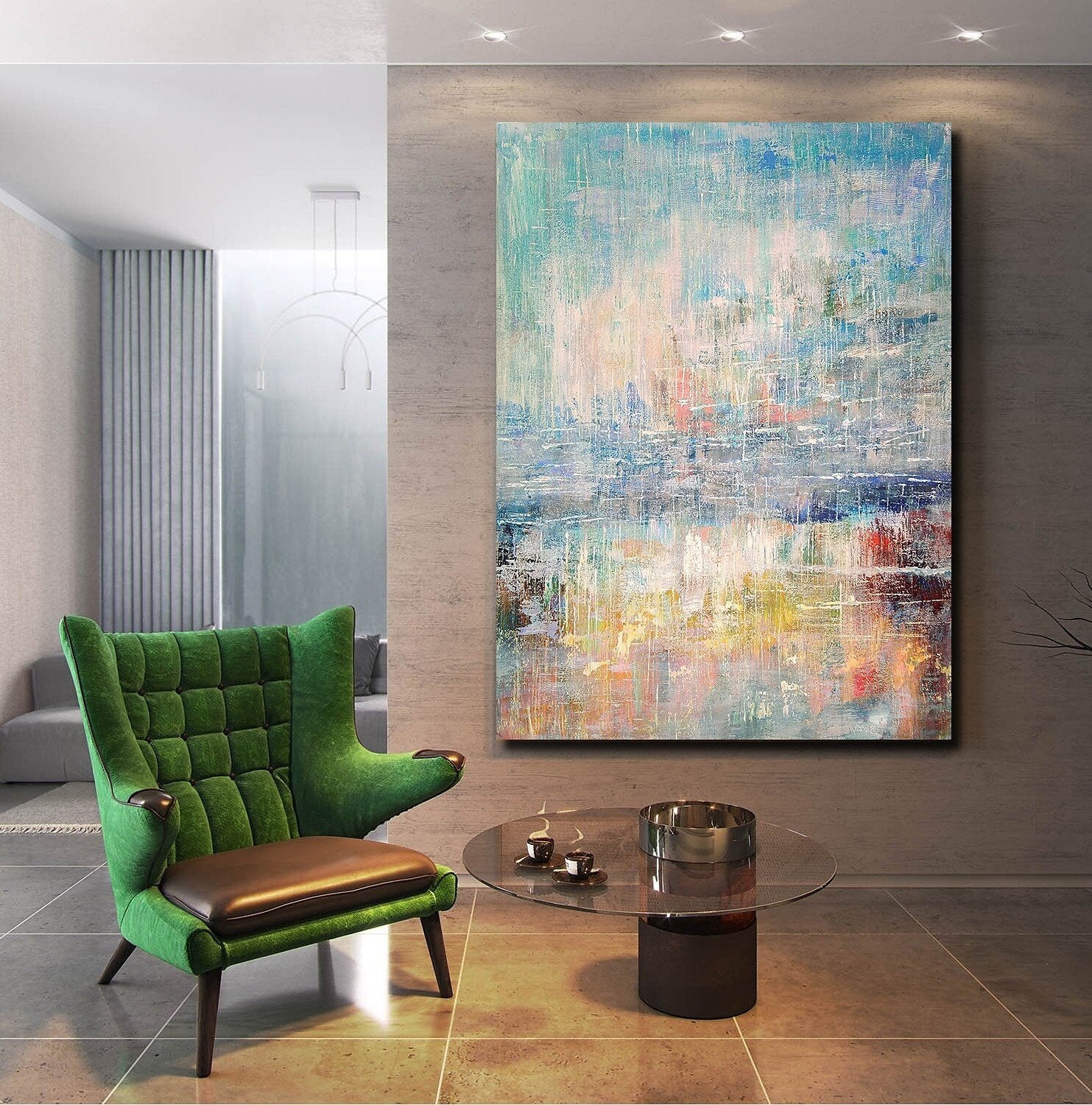 Extra Large Wall Art Paintings, Simple Modern Art, Simple Abstract Painting, Large Paintings for Bedroom-Art Painting Canvas