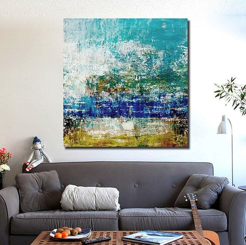 Acrylic Paintings for Bedroom, Living Room Canvas Painting, Large Abstract Paintings, Contemporary Modern Artwork, Simple Canvas Painting-Art Painting Canvas