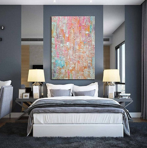 Large Paintings for Dining Room, Acrylic Painting on Canvas, Wall Art Paintings for Bedroom, Simple Modern Art, Simple Abstract Art-Art Painting Canvas