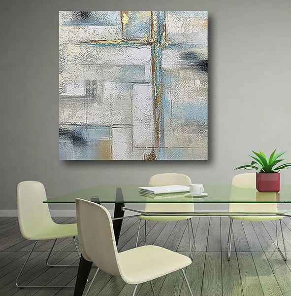 Simple Painting Ideas for Living Room, Acrylic Painting on Canvas, Large Paintings for Office, Buy Paintings Online, Oversized Canvas Paintings-Art Painting Canvas