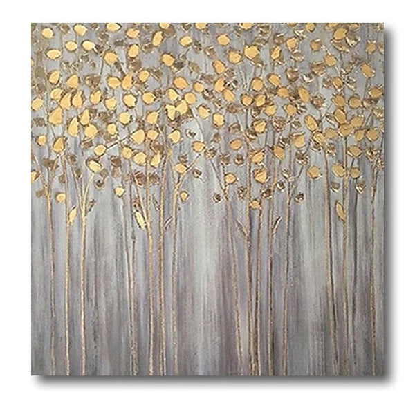 Birch Tree Paintings, Easy Painting Ideas for Bedroom, Acrylic Painting on Canvas, Large Acrylic Canvas Paintings, Huge Painting for Sale-Art Painting Canvas