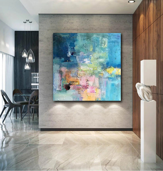 Simple Abstract Art, Simple Modern Wall Art Paintings, Abstract Paintings for Bedroom, Modern Paintings for Living Room, Acrylic Painting on Canvas-Art Painting Canvas
