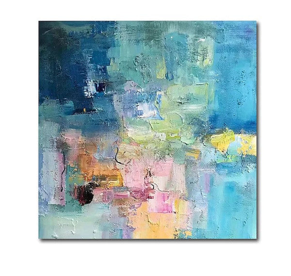 Simple Abstract Art, Simple Modern Wall Art Paintings, Abstract Paintings for Bedroom, Modern Paintings for Living Room, Acrylic Painting on Canvas-Art Painting Canvas