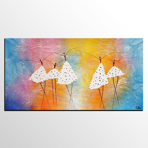 Modern Painting, Abstract Canvas Painting, Acrylic Canvas Painting, Ballet Dancer Painting, Wall Art Painting, Bedroom Canvas Paintings-Art Painting Canvas