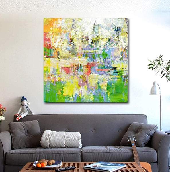 Simple Modern Art, Abstract Paintings for Living Room, Simple Abstract Art, Hand Painted Canvas Painting, Bedroom Wall Art Ideas, Large Acrylic Paintings-Art Painting Canvas