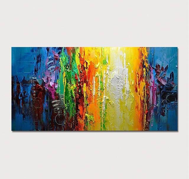 Contemporary Wall Art Paintings, Simple Modern Paintings for Living Room, Large Acrylic Paintings for Living Room-Art Painting Canvas
