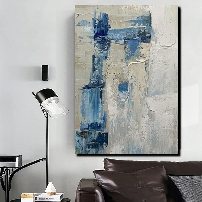 Simple Wall Art Ideas Heavy Texture Painting, Modern Abstract Acrylic, Handmade Textured Canvas, Contemporary Home Decor, Unique Art Gift