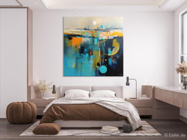 Extra Large Abstract Painting for Living Room, Acrylic Canvas Paintings, Original Modern Wall Art, Oversized Contemporary Acrylic Paintings-Art Painting Canvas