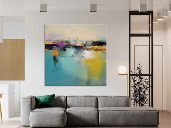 Large Abstract Painting for Bedroom, Modern Acrylic Paintings, Original Modern Wall Art Paintings, Oversized Contemporary Canvas Paintings-Art Painting Canvas