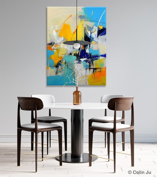 Original Canvas Wall Art, Oversized Contemporary Acrylic Paintings, Modern Abstract Paintings, Extra Large Canvas Painting for Living Room-Art Painting Canvas