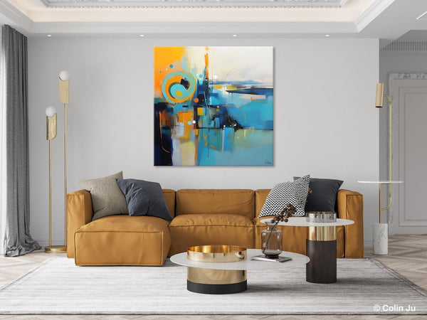 Modern Acrylic Paintings, Large Abstract Painting for Bedroom, Original Modern Wall Art Paintings, Oversized Contemporary Canvas Paintings-Art Painting Canvas