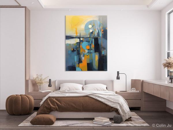 Extra Large Painting for Sale, Oversized Contemporary Acrylic Paintings, Extra Large Canvas Painting for Bedroom, Original Abstract Painting-Art Painting Canvas