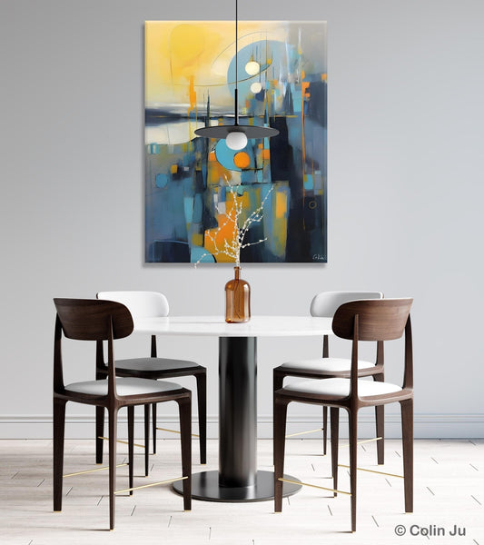 Extra Large Painting for Sale, Oversized Contemporary Acrylic Paintings, Extra Large Canvas Painting for Bedroom, Original Abstract Painting-Art Painting Canvas