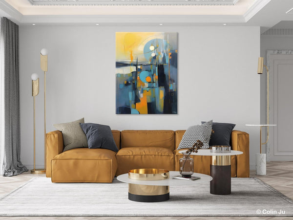 Extra Large Painting for Sale, Oversized Contemporary Acrylic Paintings, Extra Large Canvas Painting for Bedroom, Original Abstract Painting-Art Painting Canvas
