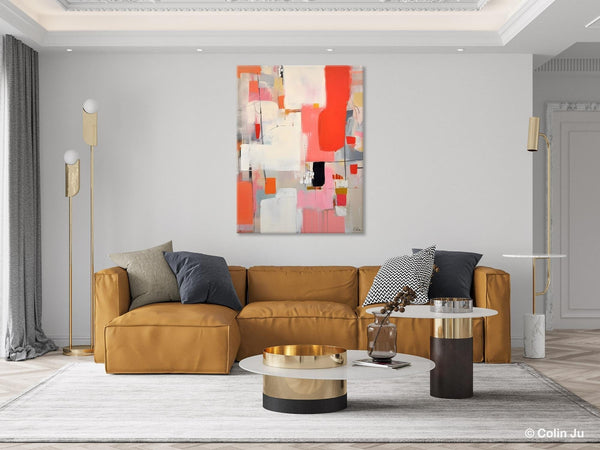 Extra Large Painting on Canvas, Huge Contemporary Acrylic Paintings, Extra Large Canvas Painting for Bedroom, Original Abstract Wall Art-Art Painting Canvas