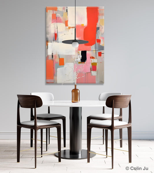 Extra Large Painting on Canvas, Huge Contemporary Acrylic Paintings, Extra Large Canvas Painting for Bedroom, Original Abstract Wall Art-Art Painting Canvas