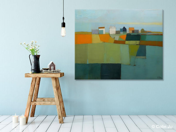 Abstract Landscape Painting on Canvas, Extra Large Landacape Wall Art for Living Room, Original Abstract Wall Art, Acrylic Painting for Sale-Art Painting Canvas