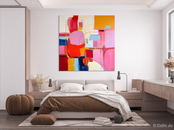 Ultra Modern Acrylic Paintings, Abstract Painting for Bedroom, Original Modern Wall Art Paintings, Oversized Contemporary Canvas Paintings-Art Painting Canvas