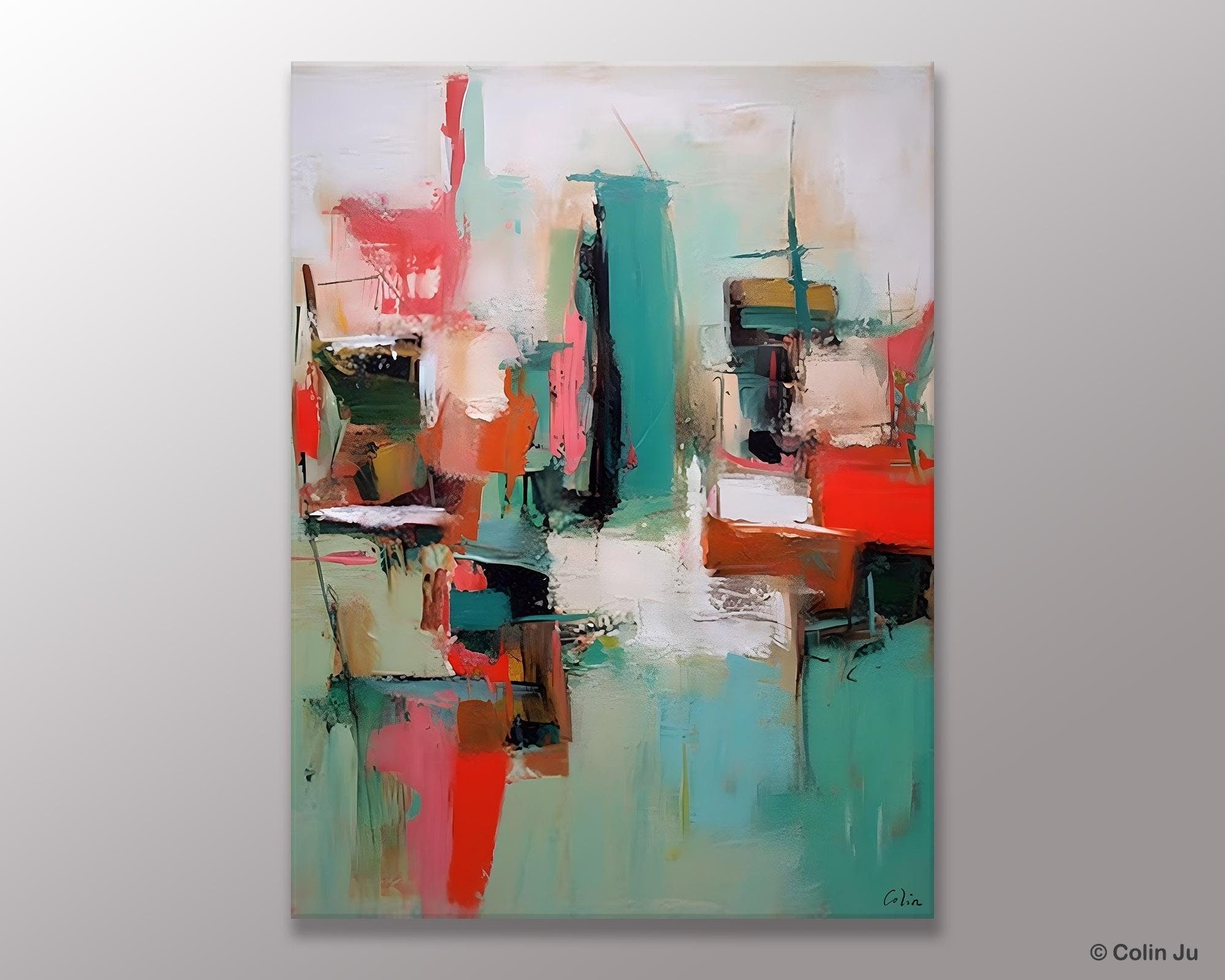 Extra Large Painting for Sale, Huge Contemporary Acrylic Paintings, Extra Large Canvas Paintings, Original Abstract Painting, Impasto Art-Art Painting Canvas