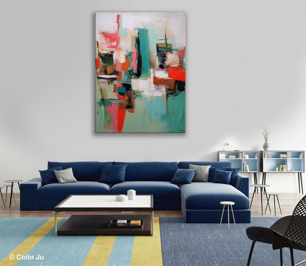 Extra Large Painting for Sale, Huge Contemporary Acrylic Paintings, Extra Large Canvas Paintings, Original Abstract Painting, Impasto Art-Art Painting Canvas