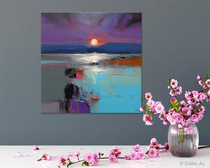 Original Canvas Wall Art Paintings, Modern Canvas Painting for Living Room, Acrylic Painting on Canvas, Landscape Abstract Paintings-Art Painting Canvas