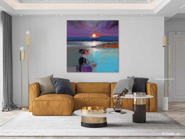 Original Canvas Wall Art Paintings, Modern Canvas Painting for Living Room, Acrylic Painting on Canvas, Landscape Abstract Paintings-Art Painting Canvas