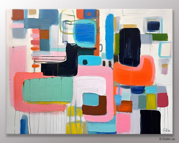 Contemporary Acrylic Paintings, Modern Wall Art Ideas for Living Room, Extra Large Canvas Paintings, Original Abstract Painting, Impasto Art-Art Painting Canvas