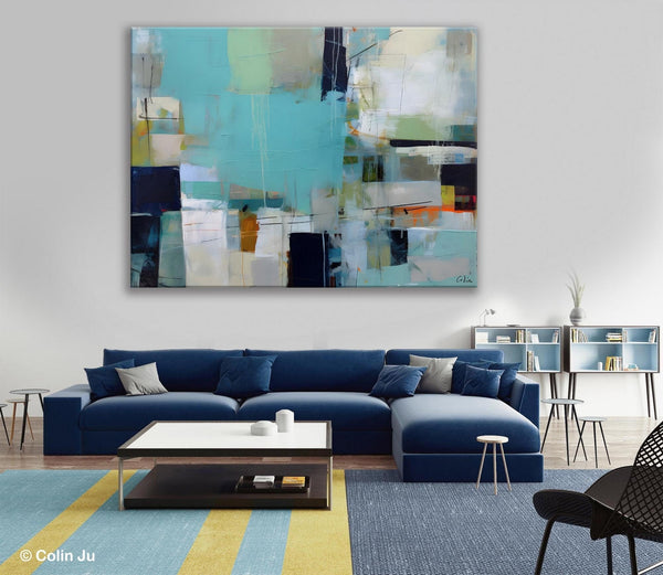 Modern Wall Art Ideas for Living Room, Extra Large Canvas Paintings, Original Abstract Painting, Impasto Art, Contemporary Acrylic Paintings-Art Painting Canvas