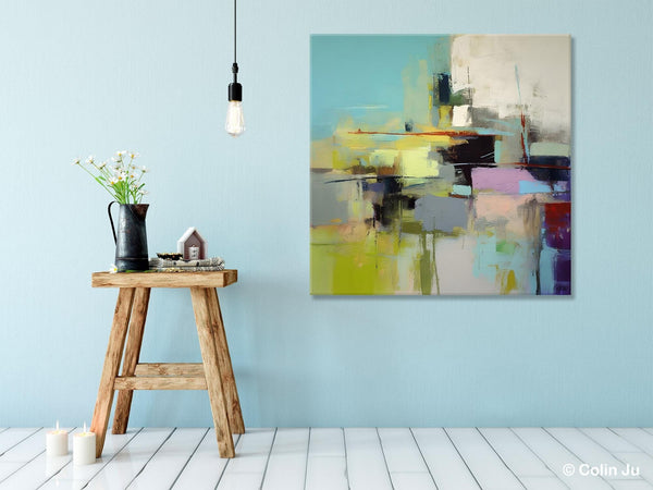 Original Modern Wall Art, Modern Canvas Paintings, Contemporary Canvas Art, Modern Acrylic Artwork, Large Abstract Painting for Bedroom-Art Painting Canvas