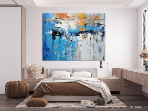 Oversized Canvas Paintings, Original Abstract Art, Modern Wall Art Ideas for Living Room, Palette Knife Painting, Contemporary Acrylic Art-Art Painting Canvas