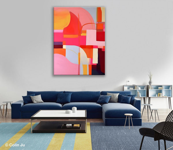 Contemporary Acrylic Painting on Canvas, Modern Wall Art Paintings, Canvas Paintings for Bedroom, Large Original Art, Buy Wall Art Online-Art Painting Canvas