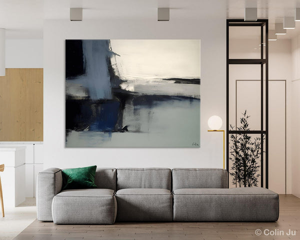 Abstract Painting for Bedroom, Large Original Abstract Art, Contemporary Acrylic Paintings, Abstract Painting on Canvas, Simple Wall Art-Art Painting Canvas