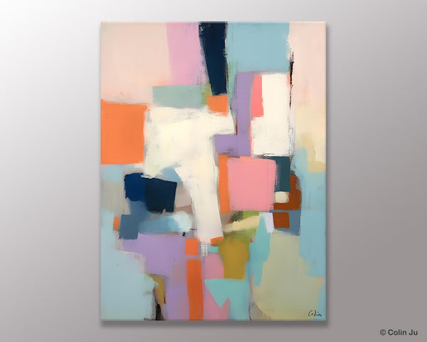 Extra Large Modern Wall Art, Acrylic Painting on Canvas, Contemporary Painting, Canvas Paintings for Dining Room, Original Abstract Painting-Art Painting Canvas