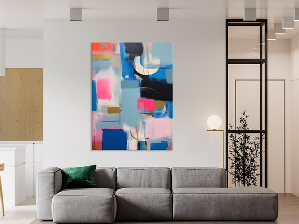 Large Painting Ideas for Living Room, Large Original Canvas Art, Contemporary Acrylic Painting on Canvas, Modern Abstract Wall Art Paintings-Art Painting Canvas