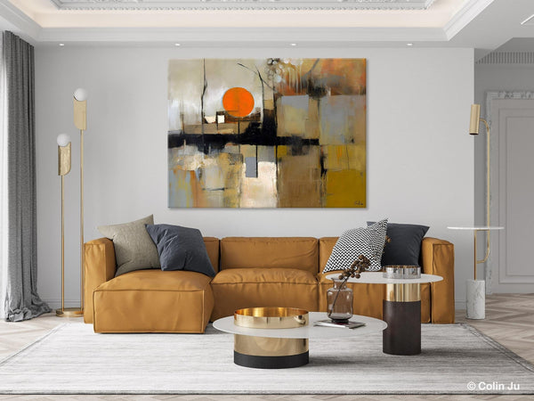 Large Wall Art Ideas for Living Room, Hand Painted Canvas Art, Oversized Canvas Paintings, Original Abstract Art, Contemporary Acrylic Art-Art Painting Canvas