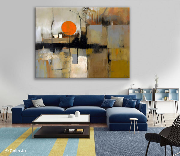 Large Wall Art Ideas for Living Room, Hand Painted Canvas Art, Oversized Canvas Paintings, Original Abstract Art, Contemporary Acrylic Art-Art Painting Canvas
