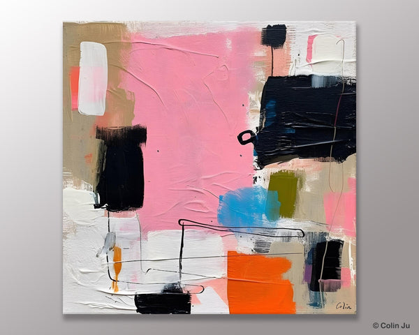 Modern Acrylic Artwork, Large Abstract Painting for Bedroom, Original Abstract Wall Art, Modern Canvas Paintings, Contemporary Canvas Art-Art Painting Canvas