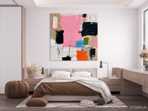 Modern Acrylic Artwork, Large Abstract Painting for Bedroom, Original Abstract Wall Art, Modern Canvas Paintings, Contemporary Canvas Art-Art Painting Canvas