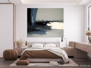 Extra Large Abstract Painting for Bedroom, Large Original Abstract Wall Art, Contemporary Acrylic Paintings, Abstract Paintings on Canvas-Art Painting Canvas