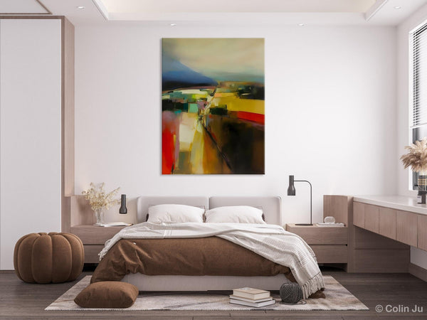 Abstract Landscape Artwork, Landscape Painting on Canvas, Contemporary Wall Art Paintings, Extra Large Original Art, Hand Painted Canvas Art-Art Painting Canvas