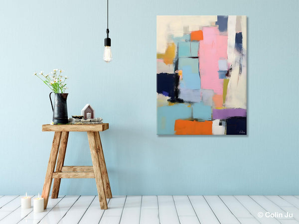 Original Canvas Art, Contemporary Acrylic Painting on Canvas, Large Wall Art Painting for Bedroom, Oversized Modern Abstract Wall Paintings-Art Painting Canvas