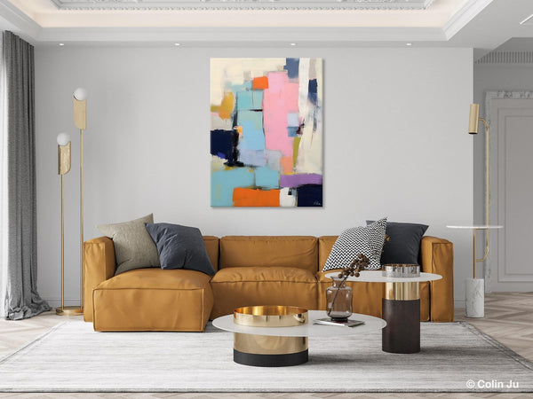 Original Canvas Art, Contemporary Acrylic Painting on Canvas, Large Wall Art Painting for Bedroom, Oversized Modern Abstract Wall Paintings-Art Painting Canvas