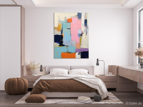 Original Canvas Art, Contemporary Acrylic Painting on Canvas, Large Wall Art Painting for Bedroom, Oversized Modern Abstract Wall Paintings-Art Painting Canvas