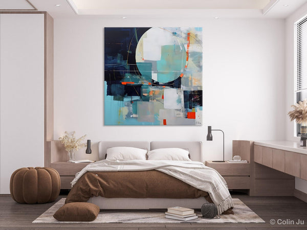 Large Abstract Painting for Bedroom, Modern Acrylic Artwork, Original Abstract Wall Art, Modern Canvas Paintings, Contemporary Canvas Art-Art Painting Canvas