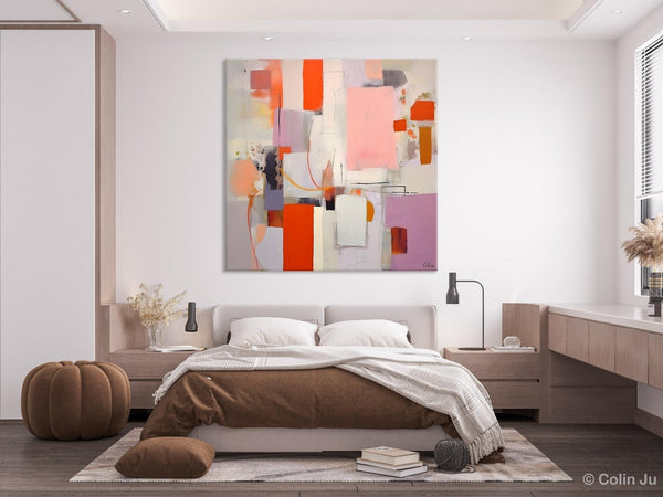 Original Abstract Wall Art, Modern Canvas Paintings, Large Abstract Painting for Bedroom, Modern Acrylic Artwork, Contemporary Canvas Art-Art Painting Canvas